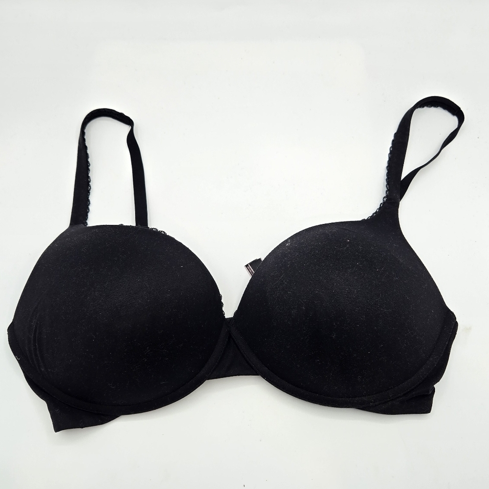 Victoria's Secret | Body By Victoria Black Padded Wire Free Bra Size 34 DD